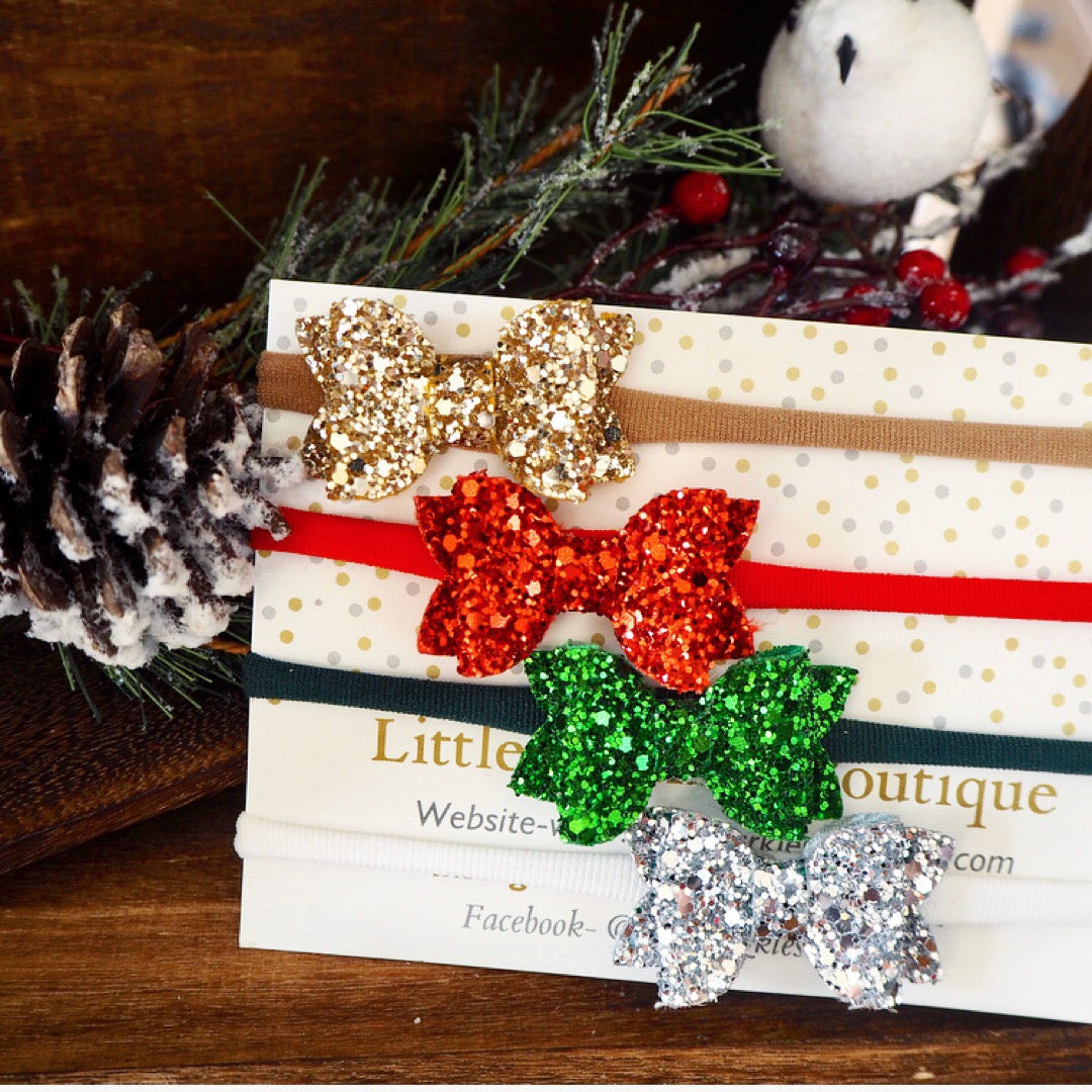 Christmas Baby Bows