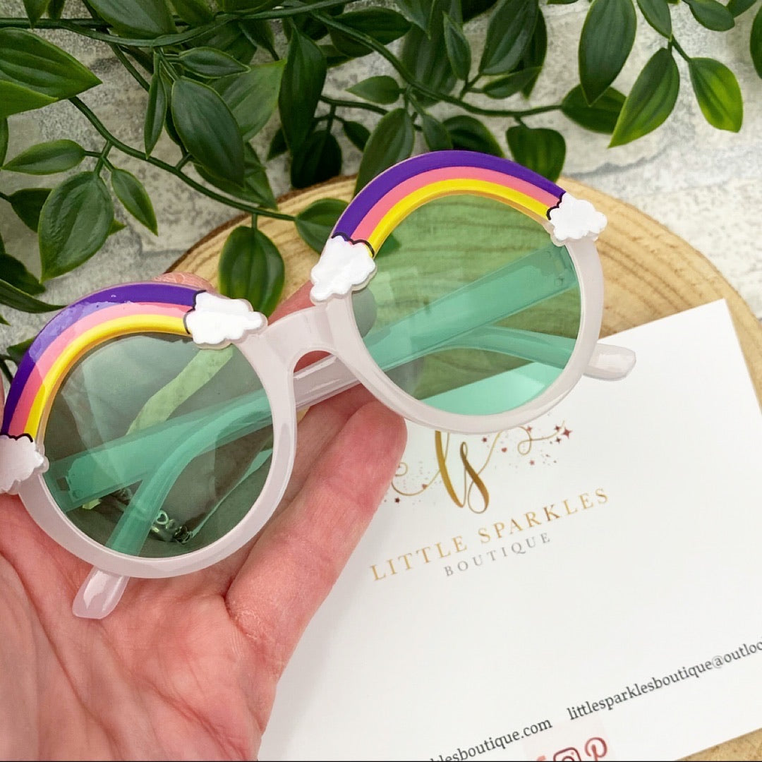 Grey Rainbow Sunglasses
