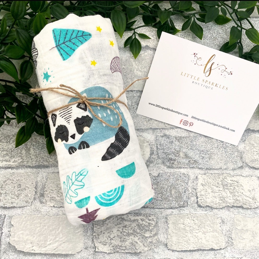 Animal Muslin Swaddle