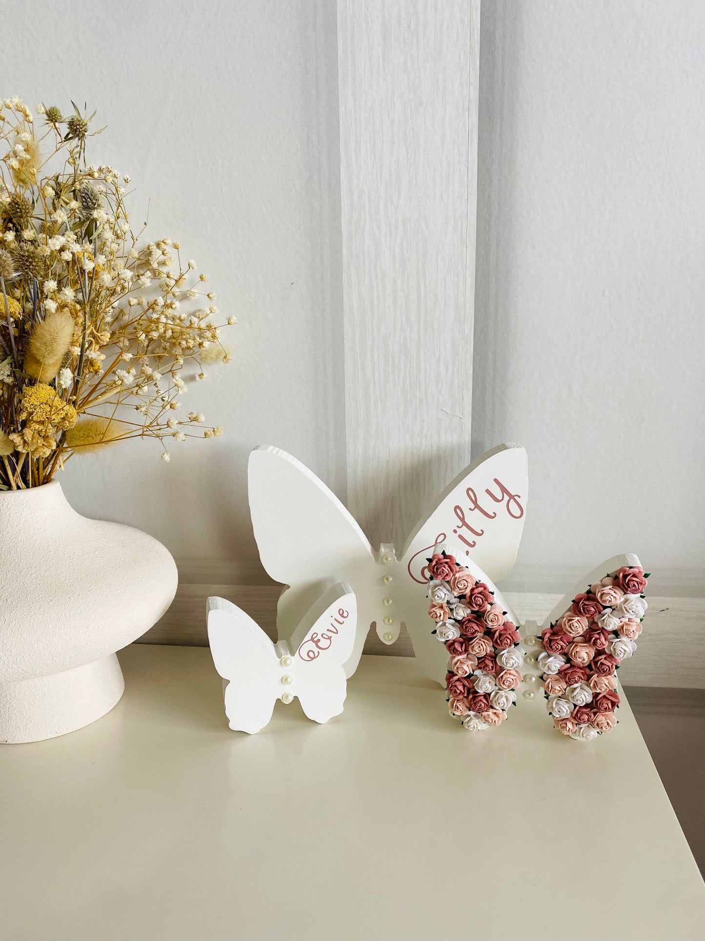 Wooden Butterfly Set of 3