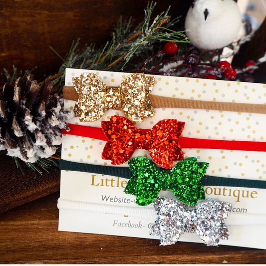 Christmas Baby Bows
