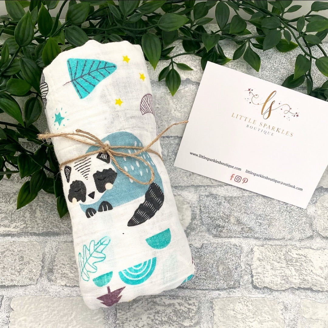 Animal Muslin Swaddle