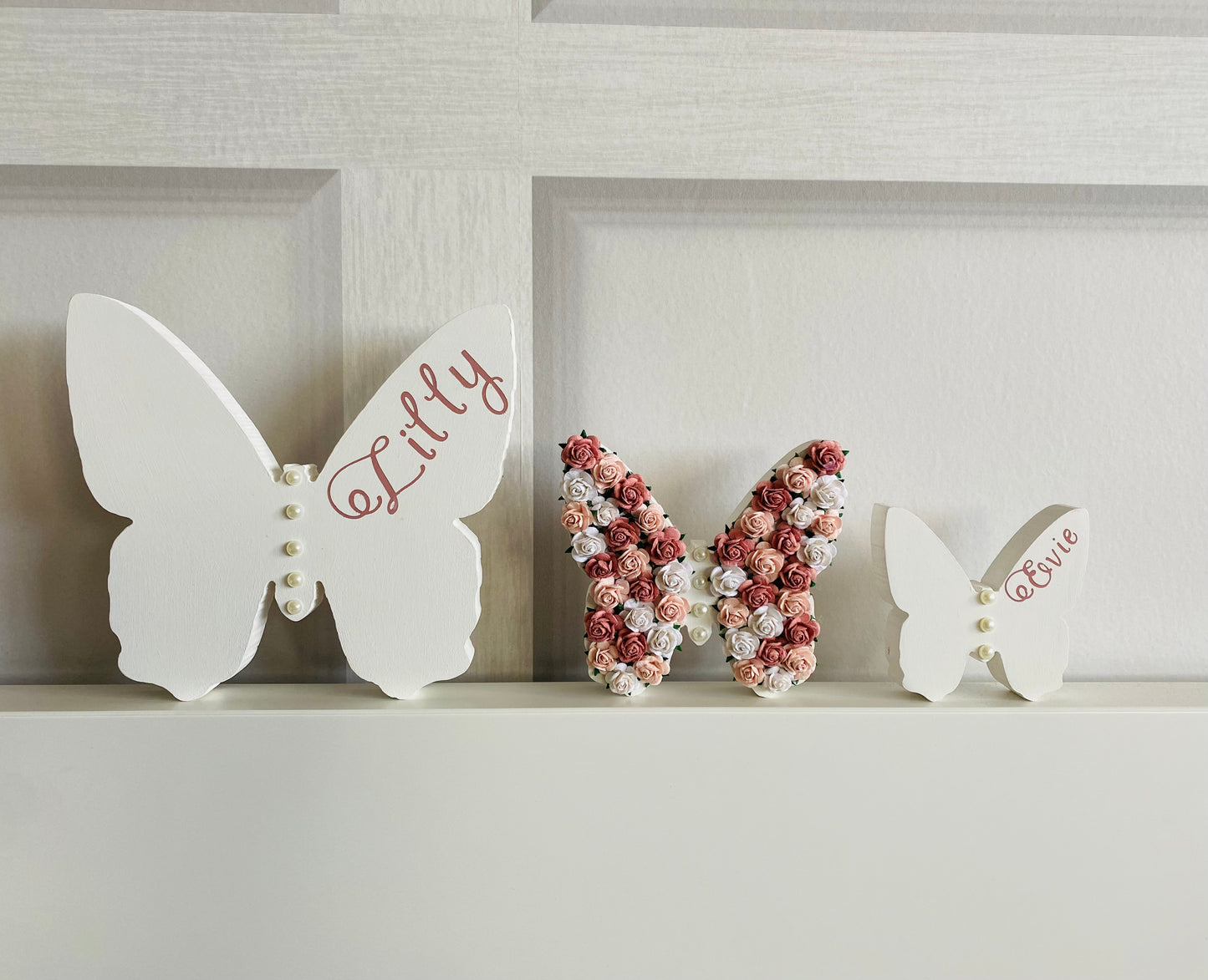 Wooden Butterfly Set of 3