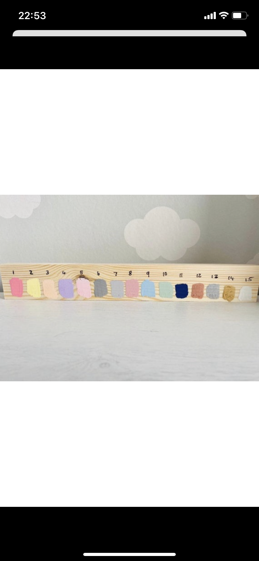 Personalised floral wooden peg dolls