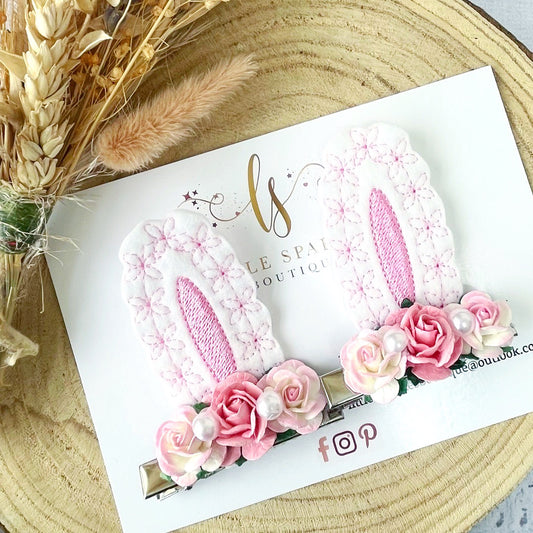 Pink Large Bunny Ear Piggies