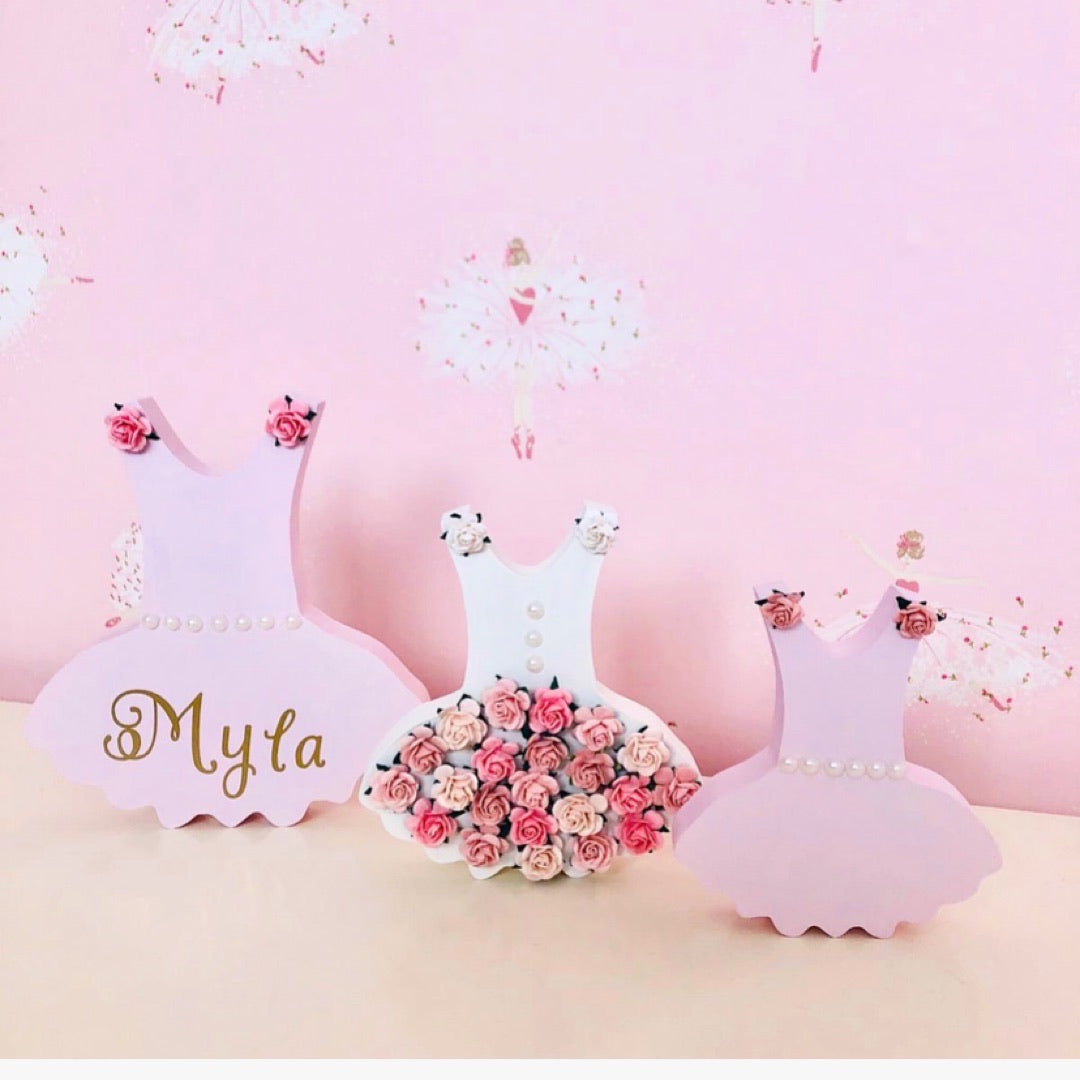 Personalised Ballet Wooden Set