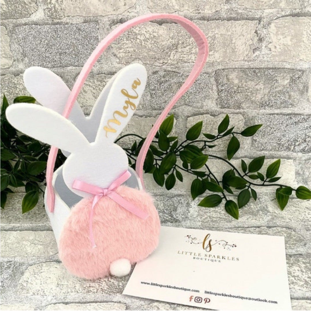 Personalised Bunny Basket
