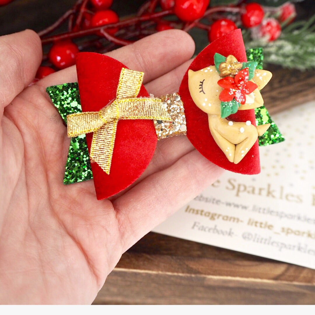 Limited Edition Gold Velvet Deer