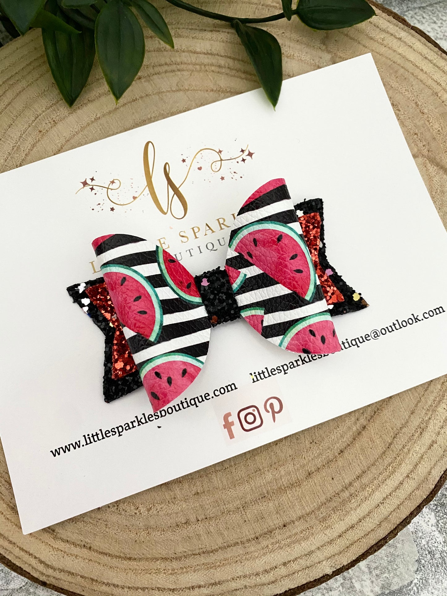 Watermelon Hair Bow