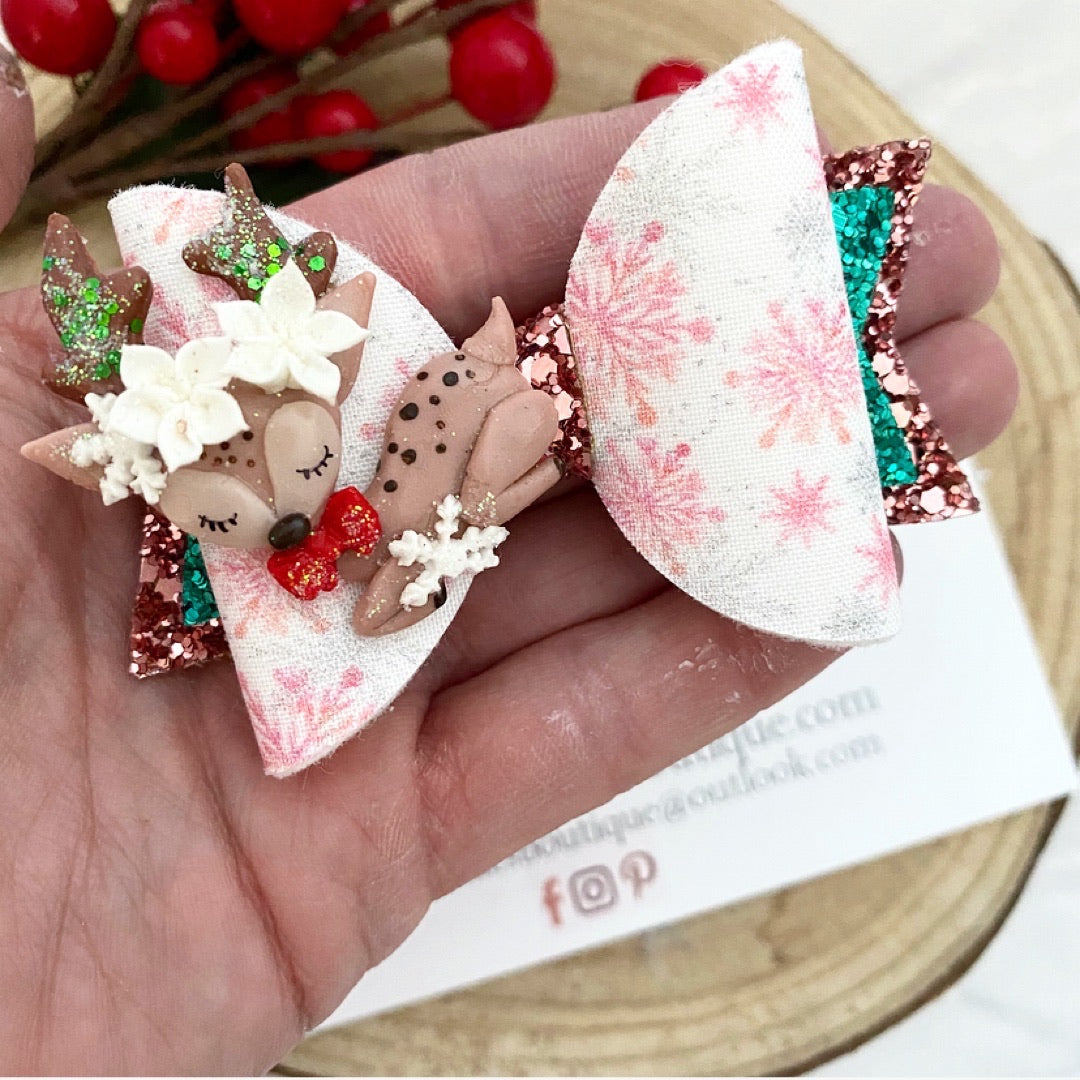 Limited Edition Snowflake Reindeer