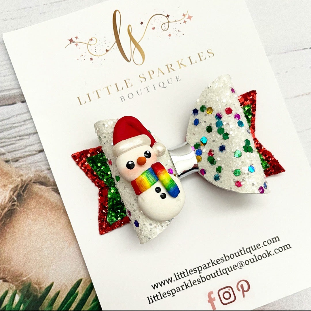 Limited Edition Rainbow Snowman