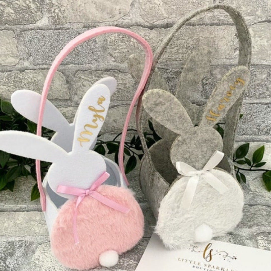 Personalised Bunny Basket