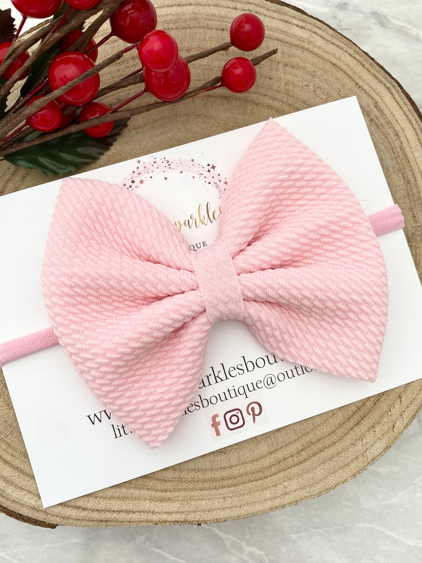 Pink Bow