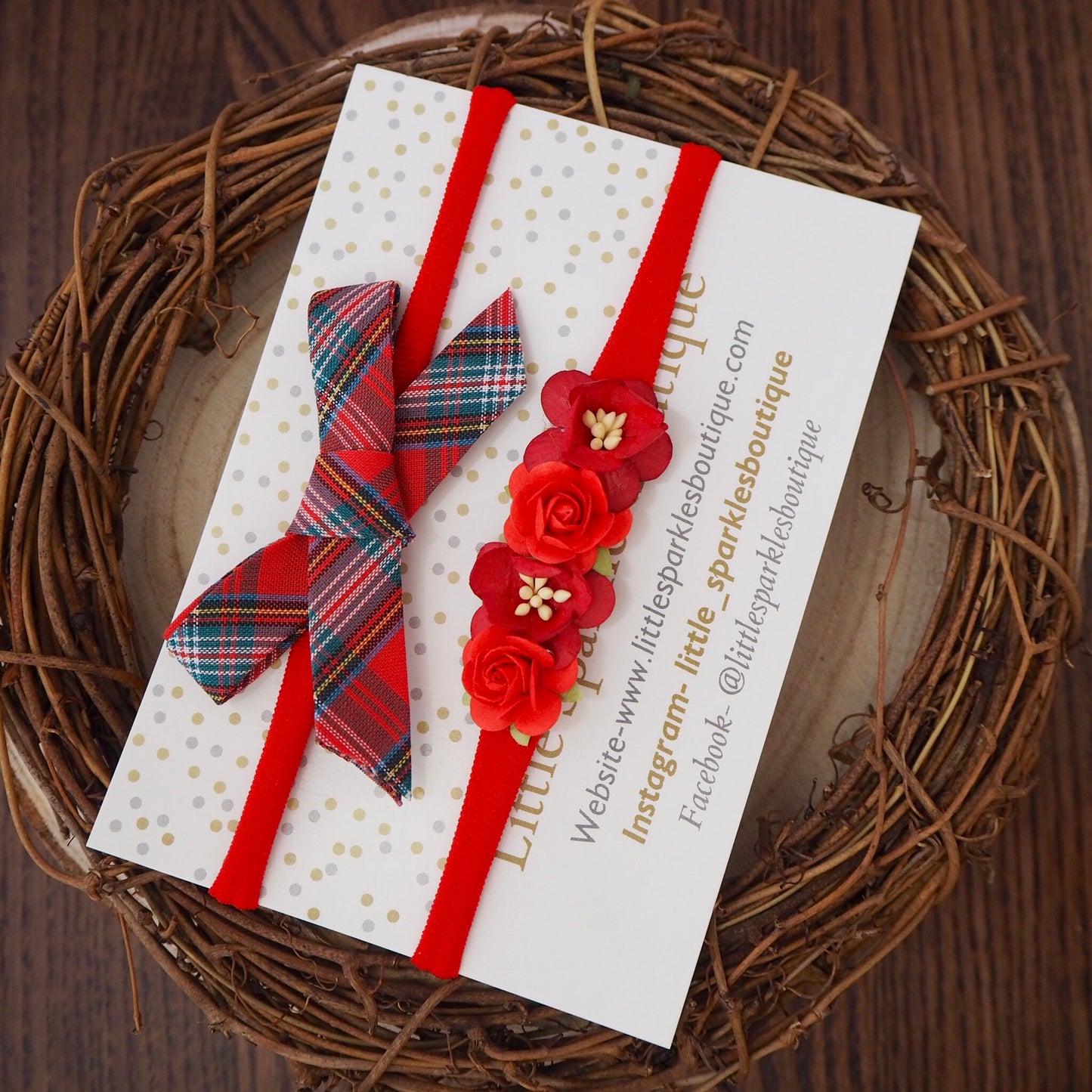 Tartan Bias Set