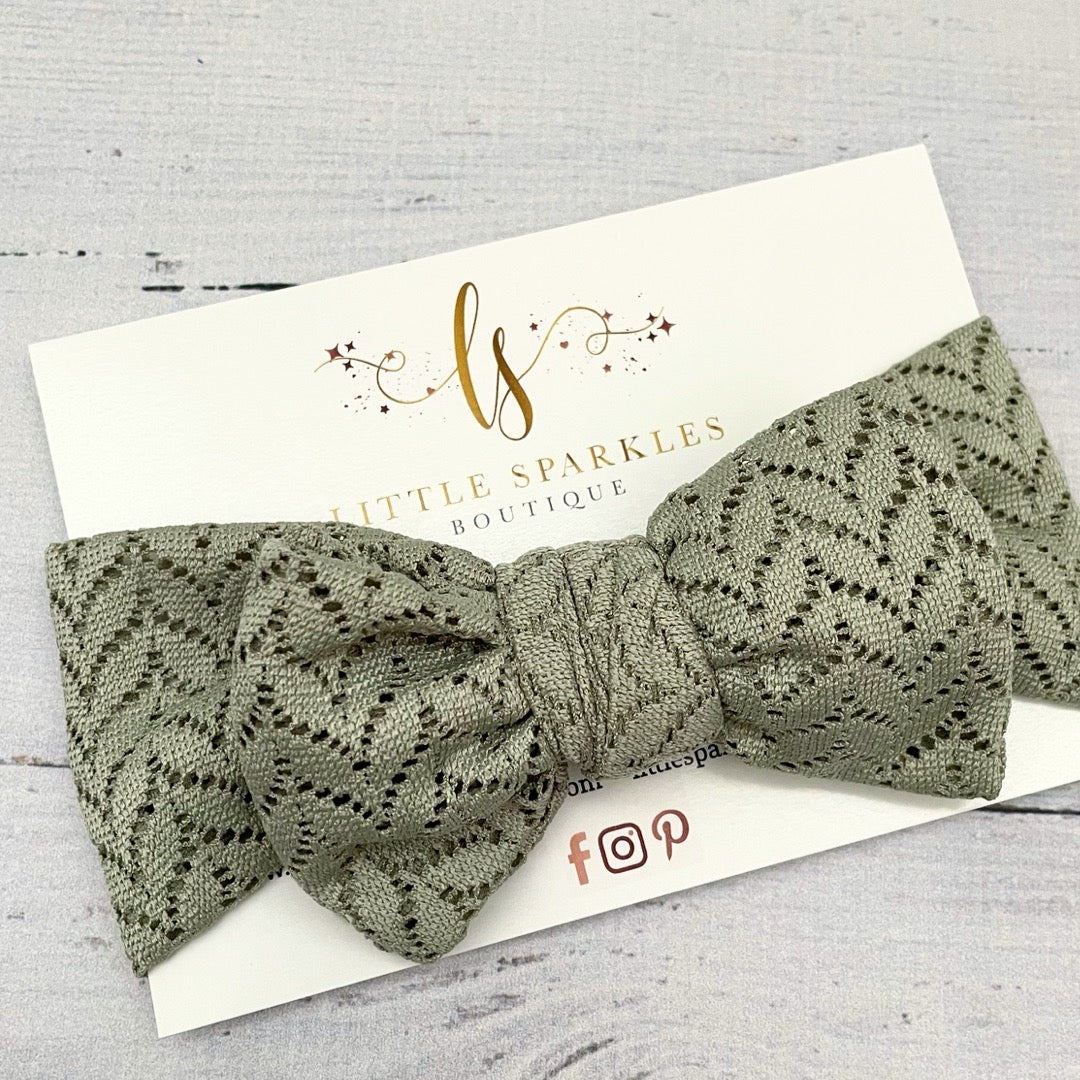 Sage Top Knot Headwrap