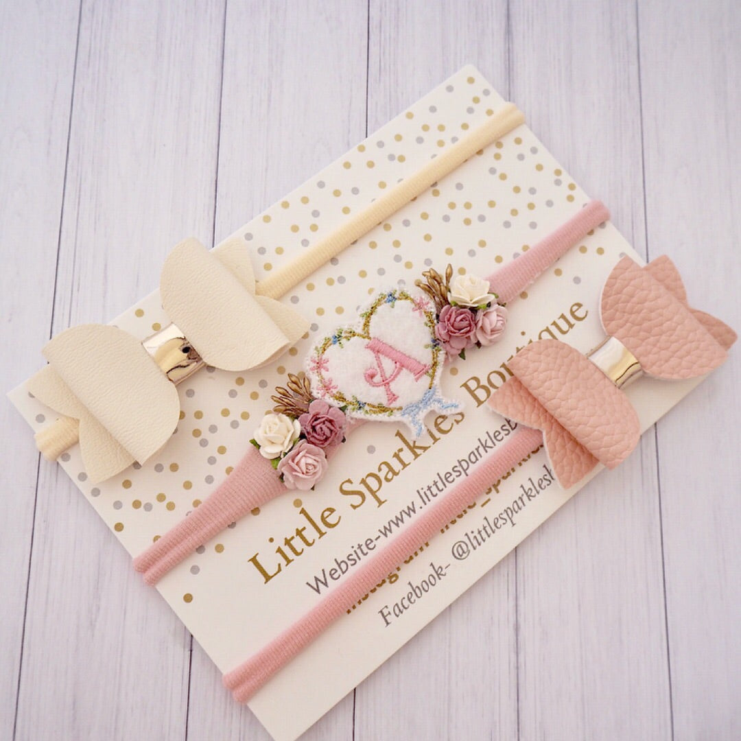 Vintage letter set