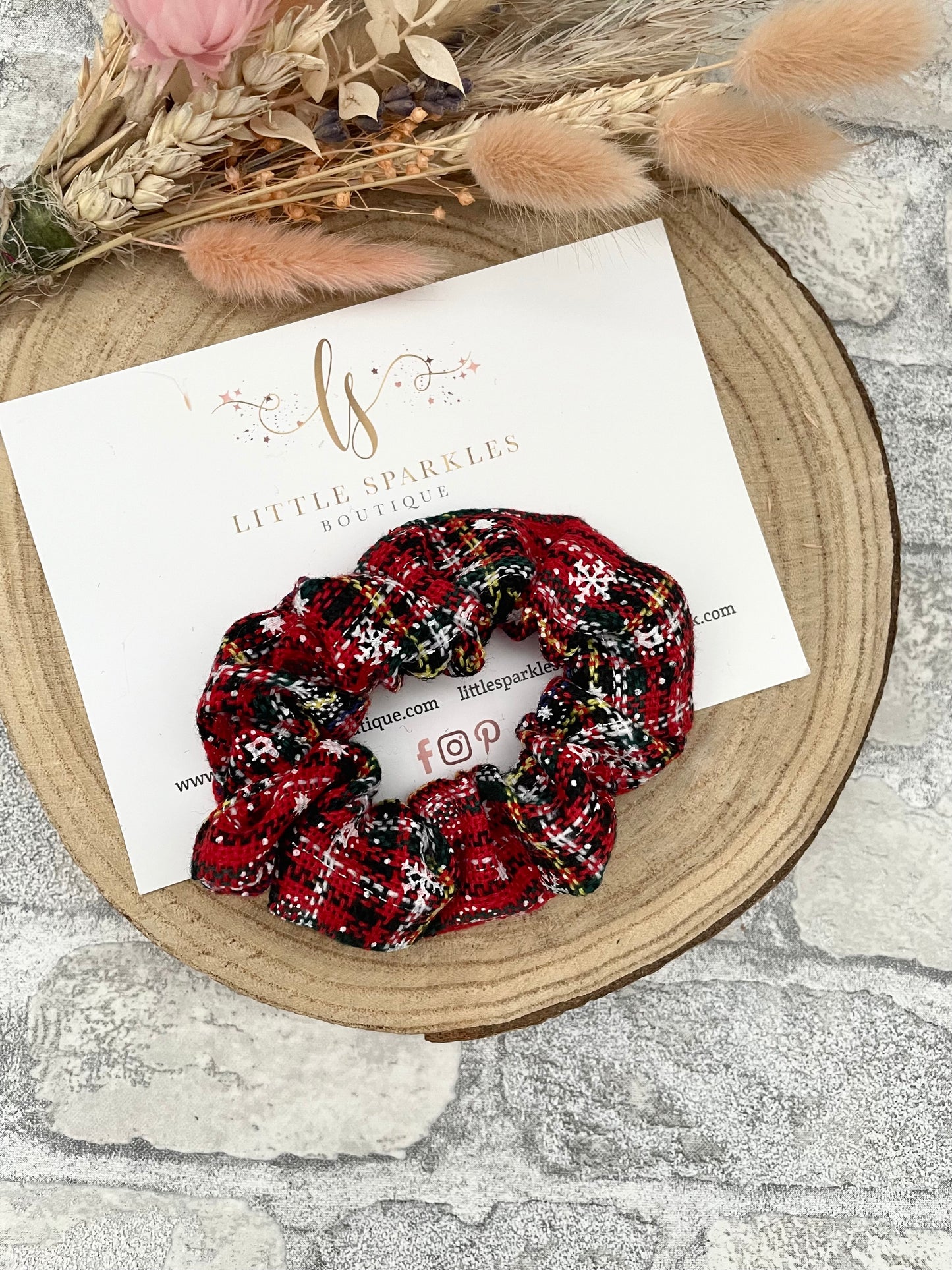 Tartan Scrunchie