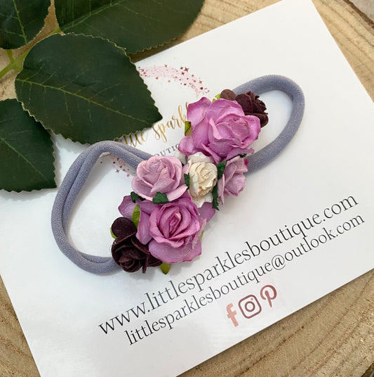 Purple Cottage Rose